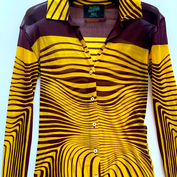Jean Paul Gaultier Tops - Stunning vintage Jean-Paul Gaultier shirt .Very rare ! In Very Good Condition.